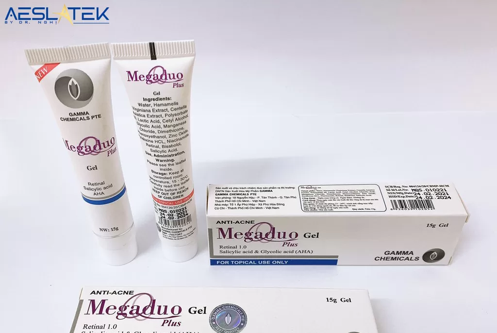 Gel Megaduo hỗ trợ điều trị nhiều loại mụn khác nhau