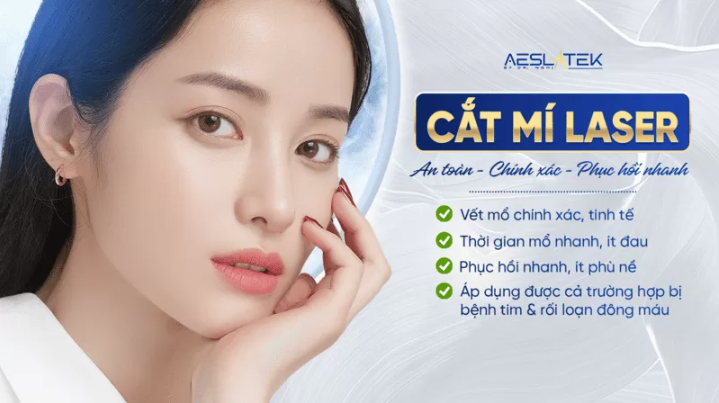 Cắt mí laser tại Aeslatek